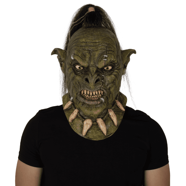 Máscara Orco Guerrero Fantasía Halloween Cosplay Disfraz