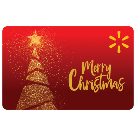 Glimmer Tree Merry Christmas Walmart Gift Card
