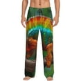 thumbnail image 1 of Kdxio Chameleon Pattern Men's Pajama Pants, Elastic Waist with Drawstring and Pockets, Comfortable Loungewear-X-Large, 1 of 6