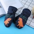thumbnail image 3 of Toddler Winter Mittens Waterproof Boy Ski Gloves Warm Fleece Snow Mitten for Baby Boy Girl Cold Weather, 3 of 5