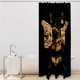 Bee and Flowers Shower Curtain Sets, Shower Curtain for Bathroom