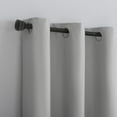 thumbnail image 3 of Sun Zero Cyrus Thermal 100% Blackout Grommet Curtain Panel, 40"X63", Silver Gray, 3 of 10