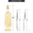 thumbnail image 3 of GHSDFBB 10-inch Cooking Offset Tweezer and Curved Tong Set, Tongs Precision Serrated Tips, Stainless Steel Professional Chef Tweezer Kitchen Tools for BBQ, Plating and Serving, 3 of 7