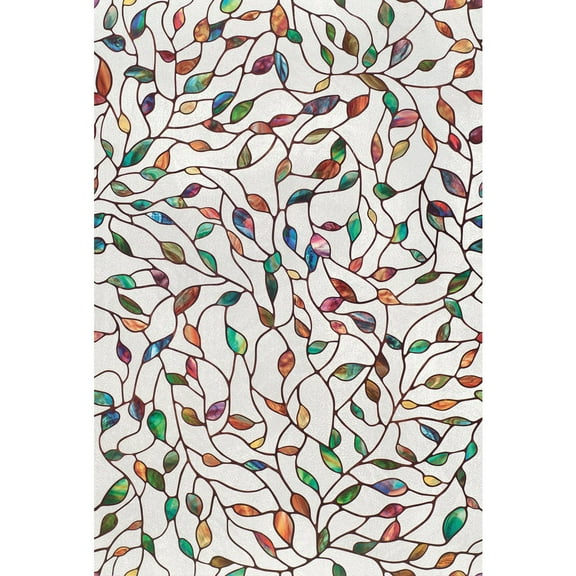 Artscape 02-3021 New Leaf Window Film, Multi Color
