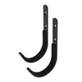 thumbnail image 2 of Wall Mount Hangers, Stainless Steel Practical Archery Bow Storage Rack Black With Screw For Hunting, 2 of 8