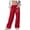 Red, variant on WIZUTIZ Womens Work Pants Plus Size Leisure Relaxed Fit Wide Leg Sweatpants Elastic Stretch High Rise Sweatpants Heart Print Drawstring with Pockets Pants Tiktok Trend Items Graduation Pink
