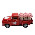 thumbnail image 2 of Gaiwos Valentines Day Vintage Car Figurine 5 inches, Farmhouse Vintage Mini Truck with Flowers, for Home Wedding Engagement Favors Valentines Day Gift, 2 of 8