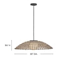 thumbnail image 5 of 10395BK Hinkley Lighting Arlen - 12W 1 LED Outdoor Large Hanging Pendant-8.25 Inch Tall and 30 Inch Wide, 5 of 14