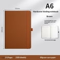 thumbnail image 2 of Elegant Faux Leather Hardcover Notebook with Bookmark, Ruled Pages, Multi-Color for Office & Daily Life, 2 of 7