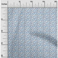 thumbnail image 1 of oneOone Silk Tabby Fabric Flower & Leaves Watercolor Printed Fabric 1 Yard 42 Inches Wide, 1 of 4