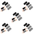 thumbnail image 3 of kurtrusly 4x Lightweight Absorb Wrist Sweat Bands Stay Comfortable During Any Sports 5Set, 3 of 6