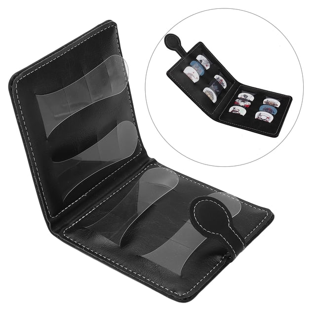 Guitar Pick Holder Set, Wallet Design Portable Present Guitars Picks Case for Performance