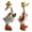 Orange, variant on 3 Pack Family Resin Duck Garden Figurines, Whimsical Rustic Yard Statue Set, Weatherproof Outdoor Craft Decor, Cute Animal Ornament for Patio Lawn and Backyard Layout