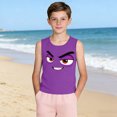 thumbnail image 4 of Niños Pequeños Camisola 3-15Years sin Mangas Gradiente Impresión Tela Suave para la Foto de la Fiesta Casual, 4 of 7