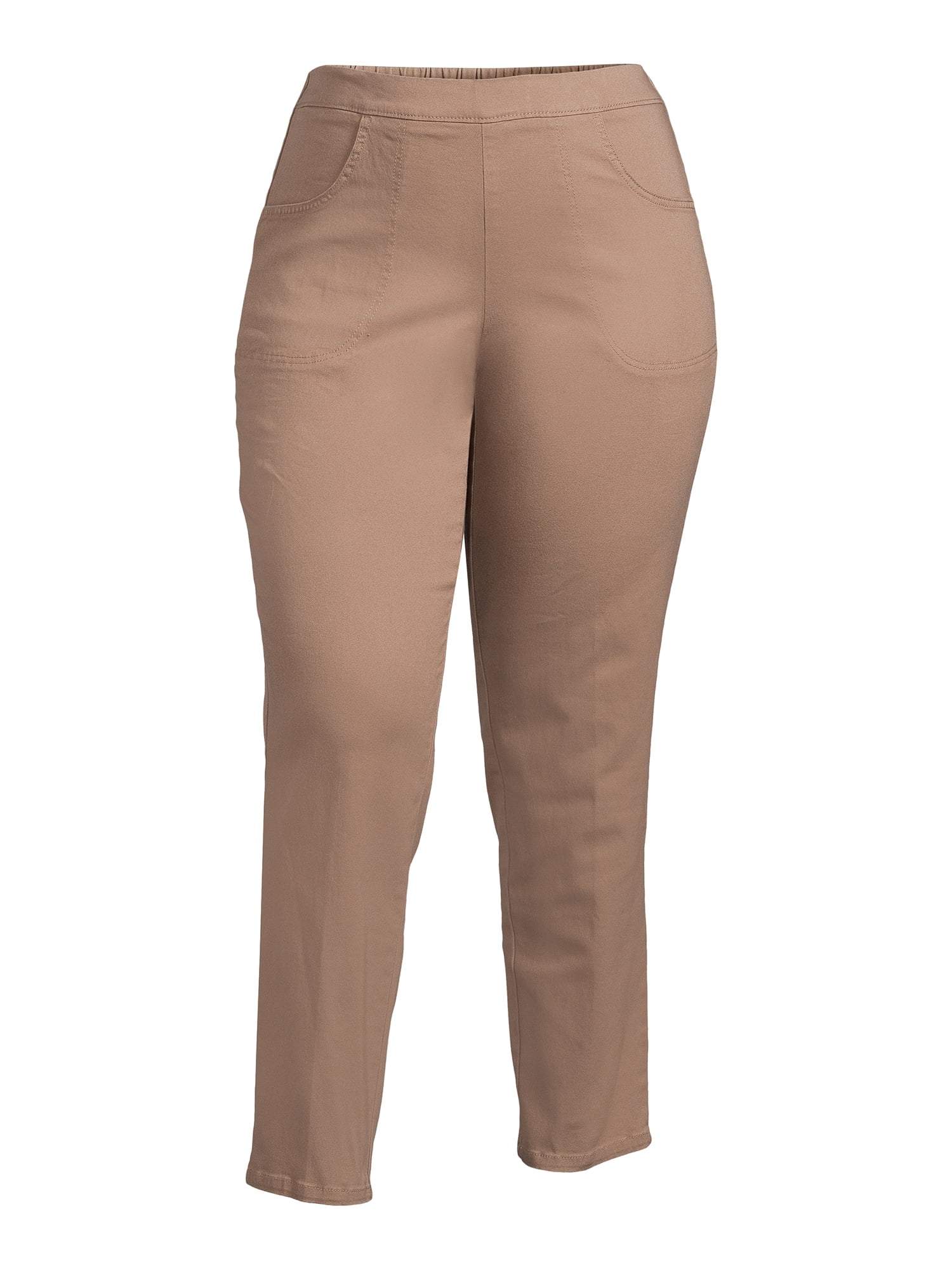 JMS Just My Size by Hanes Women's Plus Size 2 Pocket Pull On Pants, Single and 2 Pack