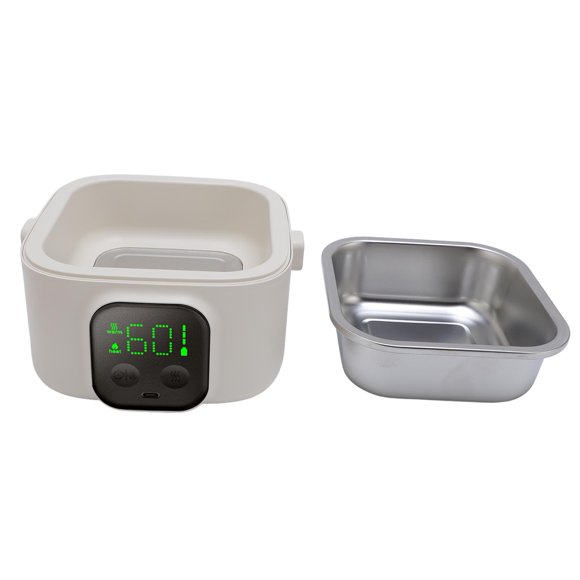 Box Intelligent Constant Temperature Bowl 500ml 7 Gears Timer Fast Heating Insulated Stainless Steel Electric Lunch Container