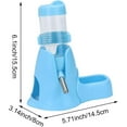 thumbnail image 2 of Minzimin Hamster Water Bottle with Food Container Base Hut No Drip Drinking Dispenser for Dwarf Hamster Rats Mouse Gerbil Mice, 2 of 6