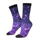 thumbnail image 1 of Balery Purple Bubble Abstract Art Calcetas Largas con Estampado para Hombre y Mujer – Suaves y Transpirables, Talla Única (US 5-11), 1 of 6