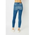 thumbnail image 2 of KRE Prime Women Denim Full Size Cuffed Hem Low Waist Skinny Jeans, 2 of 7