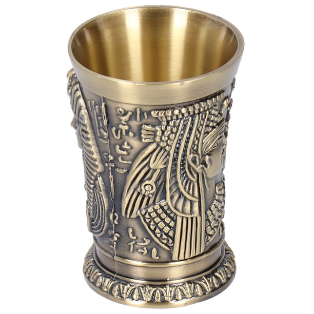 Taza de vino Copa de vino egipcia vintage Copa de vino Suministros para bar Los mejores materiales Jadeshay A