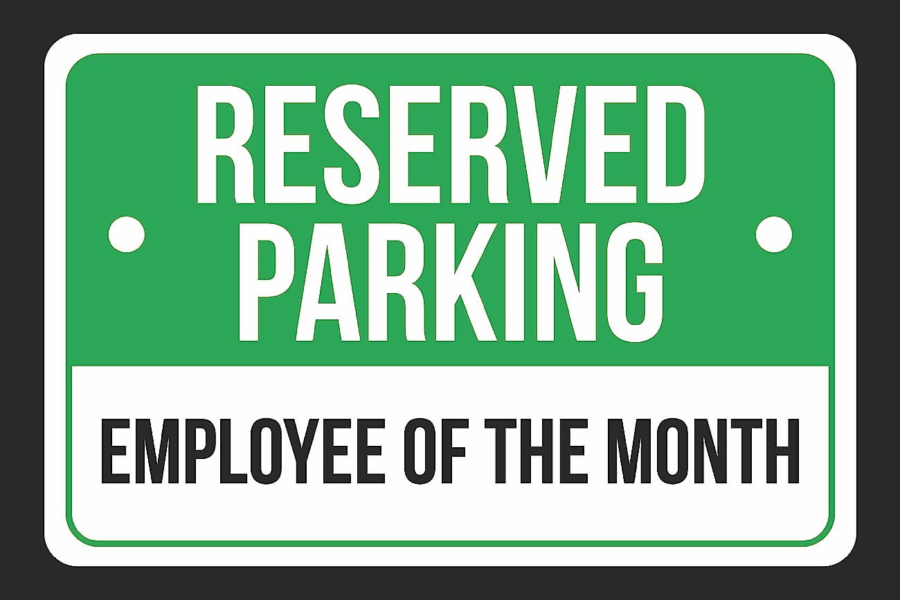 White and Black Notice Parking Metal Large Sign 12x18 Reserved Parking Principal Print Green 1 Pack of Signs White and Black Notice Parking Metal Large Sign 12x18 Reserved Parking Principal Print Green 1 Pack of Signs