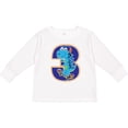 thumbnail image 3 of Inktastic 3rd Birthday Dinosaur Boy 3 Year Old Boys Long Sleeve Toddler T-Shirt, 3 of 5