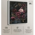 thumbnail image 2 of Vintage Dark Roses Canvas Gothic Art Prints by Art Remedy, White Frame, 30 x 36, 2 of 7