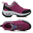 thumbnail image 4 of Stepedia Women's Hiking Shoes Athletic Anti-Slip Trekking Climbing Sneakers Walking Shoes with Arch Support, Rose, 4 of 6