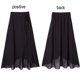 thumbnail image 4 of Falda midi acampanada de skater con cintura alta para mujer Zhivalor BST2002586-2, 4 of 6