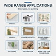 thumbnail image 6 of Double-Sided Tape Heavy Duty 9.84 FT x 1.18 in – Clear Removable Mounting Tape for Walls, Carpet, Rugs, Posters – Reusable, No-Residue, Indoor/Outdoor Nano Gel Grip, 6 of 7