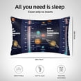 thumbnail image 6 of Disketp Solar System Satin Pillowcase For Hair And Skin - Satin Pillow Cases Standard Size 20x30 Inches With Zipper,Gifts For Women Men, 6 of 8