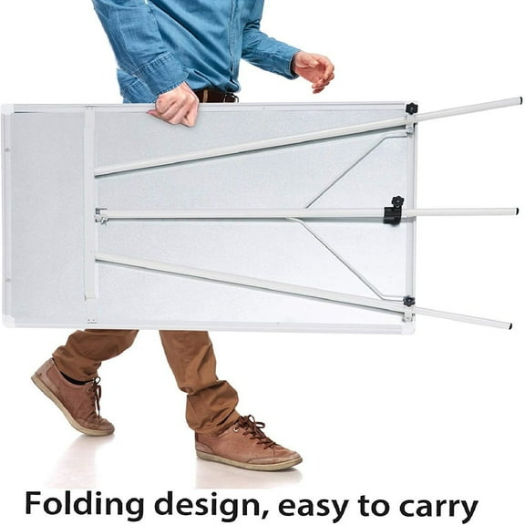 36" x 24" Magnetic Board Dry Erase Easel with Adjustable Tripod Stand – Portable White Board Easel for Office, Classroom Presentations – Includes 25 Flip Chart Paper, Magnets & Eraser