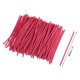 thumbnail image 2 of Cintas de papel trenzado de 3 pulgadas, lazos de cable más fuertes, rojos, 500 piezas, 2 of 5