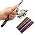 thumbnail image 3 of Collapsible Fishing Rod Reel Combo Mini Pen Fishing Pole Kit Telescopic Fishing Rod Spinning Reel Combo Kit, 3 of 5