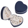 thumbnail image 1 of Joyero Cuero Con Forma Amor Pulsera Anillo Collar Pendientes Almacenamiento, 1 of 9