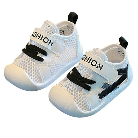 

Winter Savings Holiday Deals 2024! Antqov Toddler Shoes Running Baby First Walker Shoes Spring New Soft Soled Shoes Baby Walking Shoes Bow Mesh Princess Small Solid Shoes Black 12-14 Months