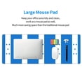 thumbnail image 6 of Honduras Flag Large Non-Slip Rubber Base Mousepad Keyboard Mouse Mat Desk Pad With Stitched Edges 31.5x11.8inch\r\n﻿, 6 of 7