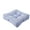 Clear Sky Blue, variant on Square Floor Seat Pillows Cushions, Soft Thicken Yoga Meditation Cushion Linen Tatami Floor Pillow Reading Cushion Chair Pad Casual Seating for Adults & Kids-Clear Sky Blue&19.6'' x 19.6''