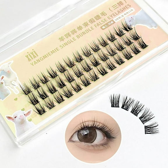 Siquannn Anime Eyelashes Lashes Short Lashes Bulk Practice Lashes for Extensions Eyelash Extension Clusters Natural False Eyelashes Big Lashes Glue Storage False Lashes Natural Look Eyelash