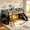 Metal Loft with Slide-TB, variant on Bellemave Low Loft Bed with 8 Storage Drawers Twin Loft Bed with Bookshelf ,LED Lights & Under-Bed Play Space, Kids Loft Frame with Storage Stairs Guardrail & Inclined Ladder, Black Loft