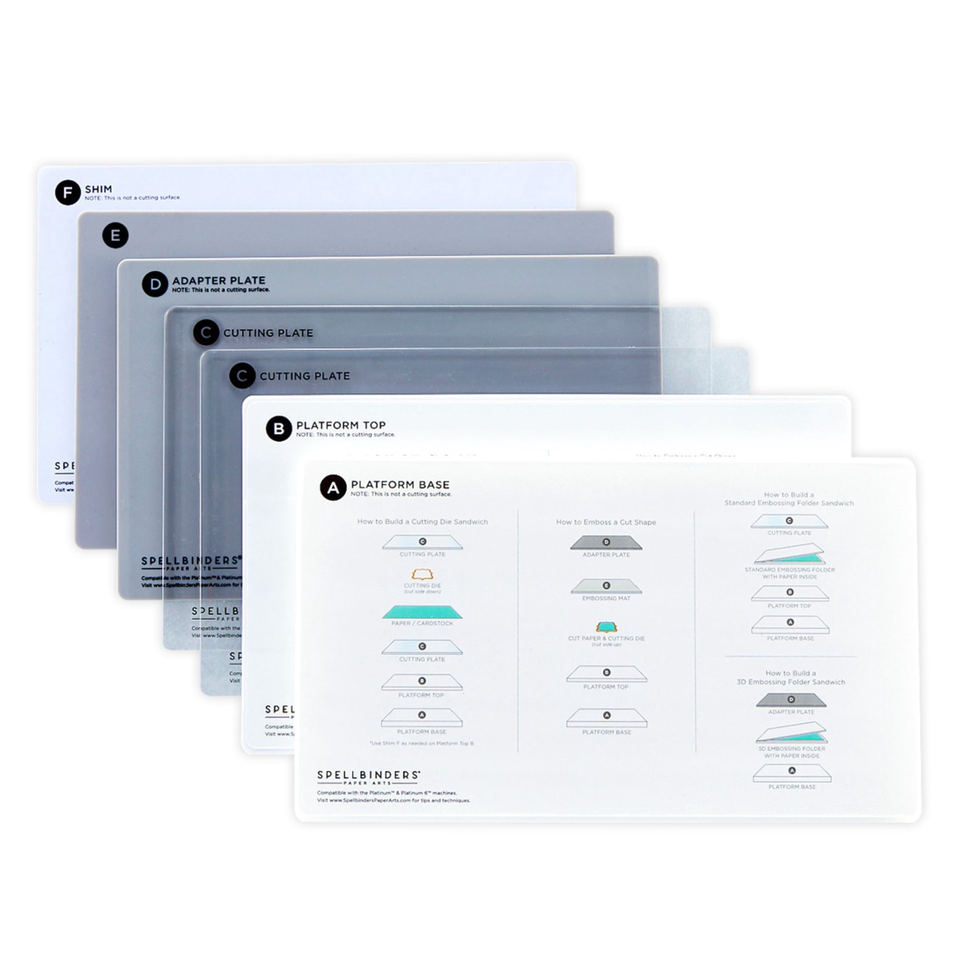 Spellbinders Universal Plate System for Die Cutting & Embossing