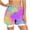 Z24 Purple, variant on Mifsaly Womens Athletic Shorts with Liner 2 in 1 Tie-Dye Print Double Layer Running Shorts High Waisted Workout Gym Yoga Biker Shorts Green,XXL