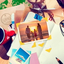 KONTONTY 10 Sheets Photo Corners Self Adhesive Unique Vintage Design Photo Corners Self-adhesive Stickers For Scrapbooking Scrapbook Supplies