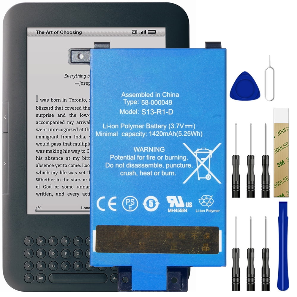 Replacement Battery MC-354775-05 For Amazon Kindle Paperwhite 3 (7th Gen.)  DP75SDI Tool 