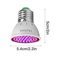 thumbnail image 4 of JilgTeok 4 Packs LED Plant Lamp E27 Plant Cup Red Blue Spectral Plant Growth Lamp Grow Light Bulb for Indoor Plant Veg Flower Garden Greenhouse Succulent, 4 of 9