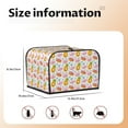 thumbnail image 5 of Fotbe Flamingo And Pineapple for Four Slice Toaster Cover, Fingerprint Protector, Super Soft Appliance Cover And Dust Cover,Bread Dust Cover & Fingerprint Protection, 5 of 7