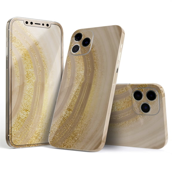 DesignSkinz Vivid Agate Vein Slice Foiled V3 Full-Body Skin Decal Wrap Cover for iPhone 16