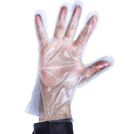 

Disposable Gloves 1000 Poly Food Service Gloves Powder and Latex Free by Upper Midland