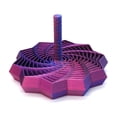 thumbnail image 2 of 3D Printed Expanded Sensory Fidget Star with Handle,Colorful Whirling Spiral Stress Relief Toy, Fidget Star for Kids Adults ADHD Autism,Ideal for Holiday,Christmas,Birthday Gifts-Purple,Small, 2 of 7