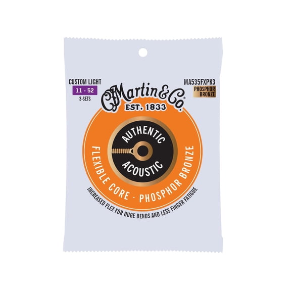 Cuerdas para guitarra MARTIN Authentic Acoustic Custom